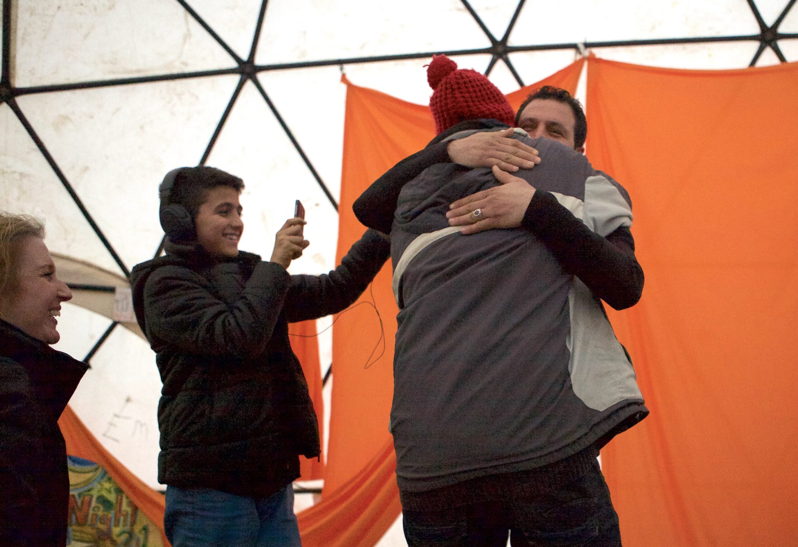 A Virtual Hug From London to Calais