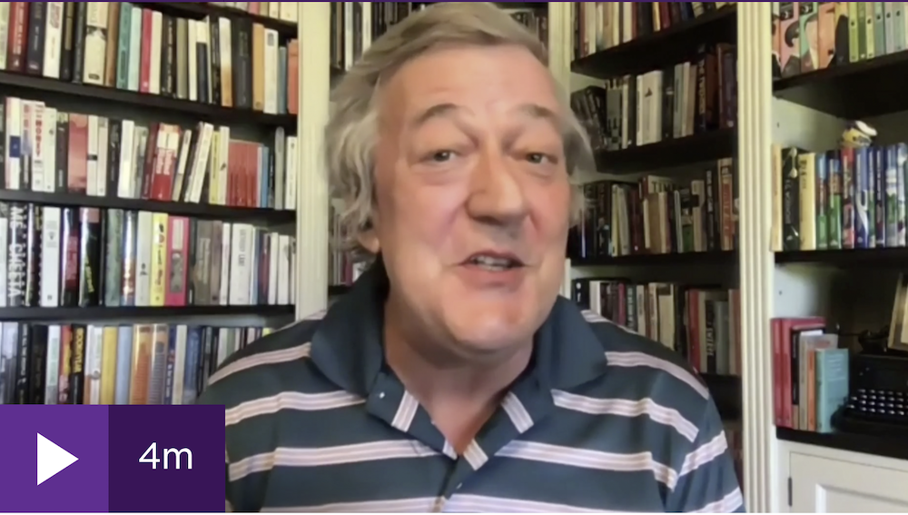Stephen Fry: ‘It’s important that the world focuses on Belarus’